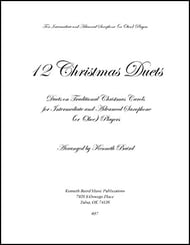 12 Christmas Duets for Saxophones or Oboe ALTO SAX OR OBOE EPRINT cover Thumbnail